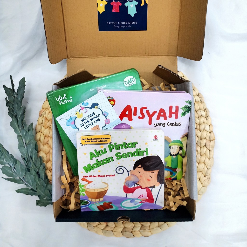 [PUNCAK TAMBORA] Hampers Moslem Corner - Book Series / Baby Hampers / Hampers Bayi / Birthday Hamper