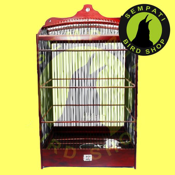 Premium Sangkar Kandang Burung Kotak Klasik Plong No 1 2 3 Oriq