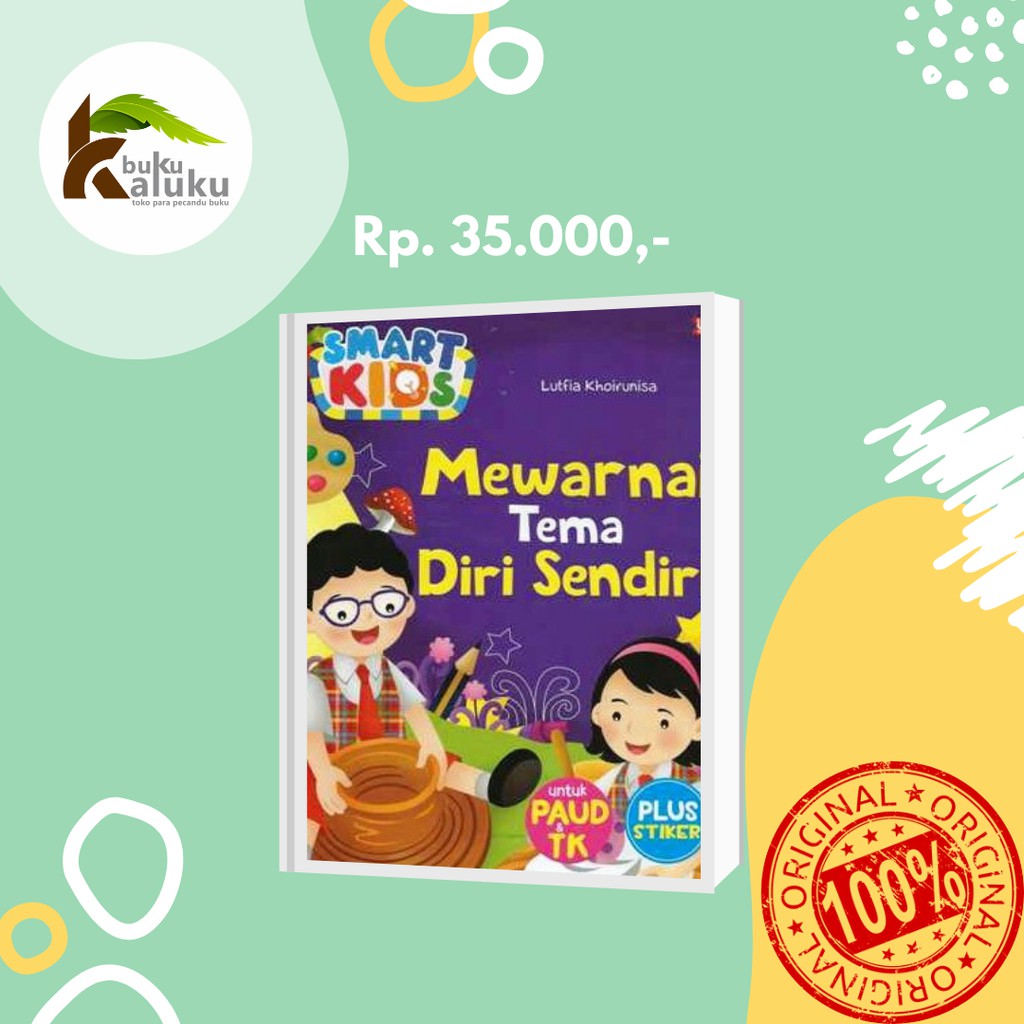 Smart Kids Mewarnai Tema Diri Sendiri Shopee Indonesia