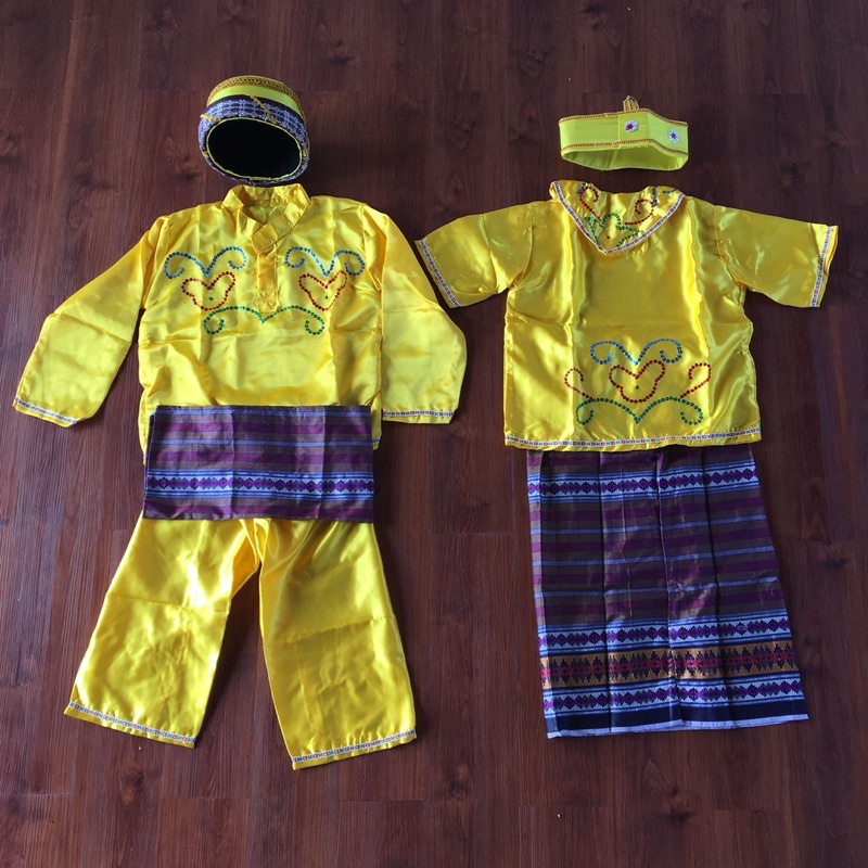 baju adat anak sepasang putra dan putri