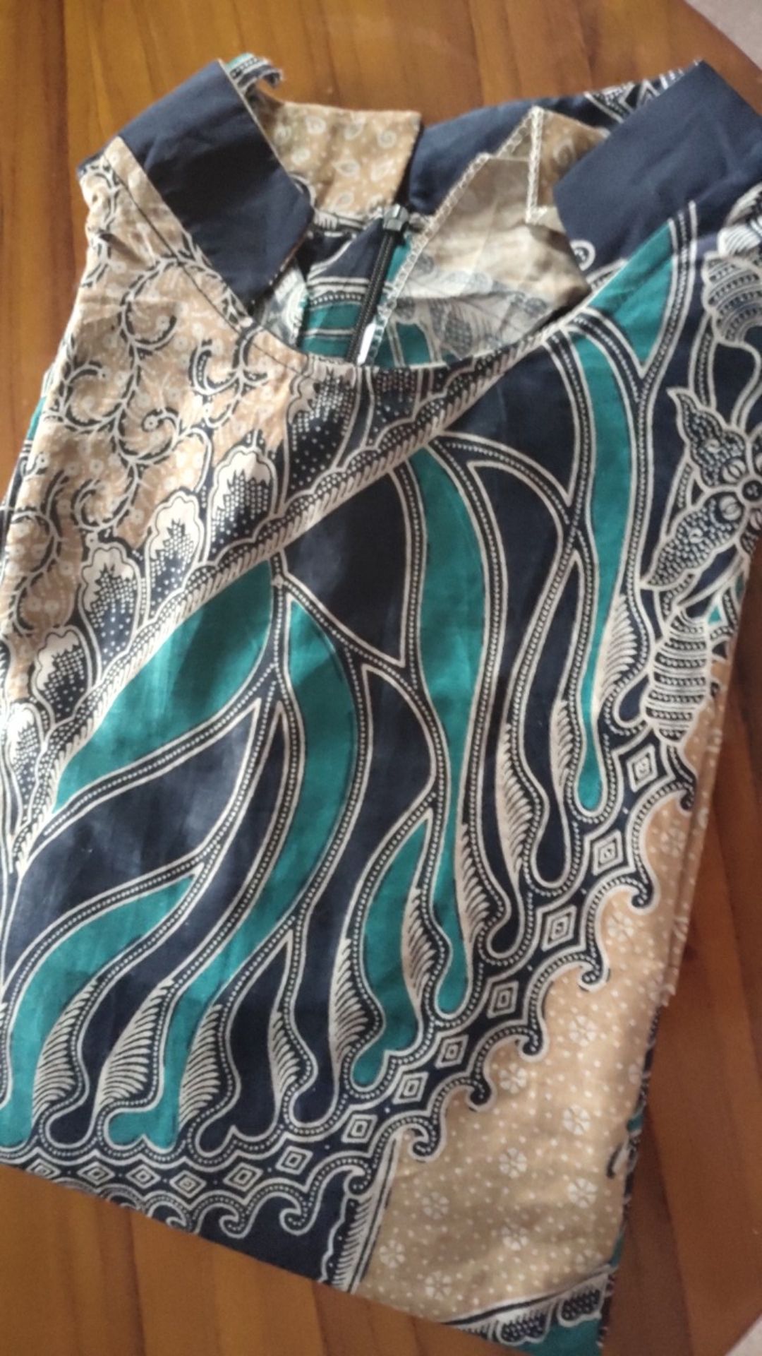 Couple Batik Tunik Modern Seragam Kerja Kantor Lengan Panjang