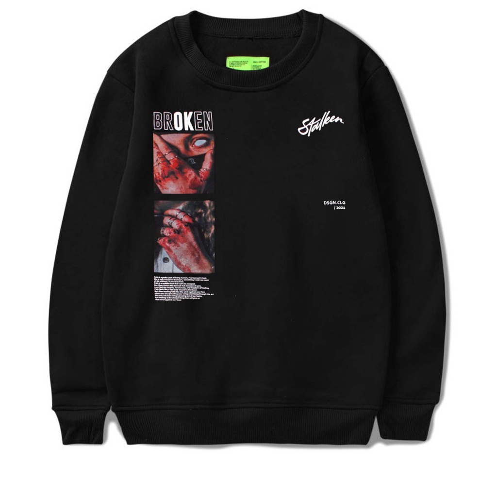 Stalker Sweater Crewneck - Broken