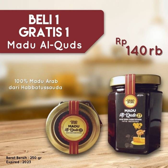 

MADU SUPER AL QUDS BELI SATU GRATIS SATU SELAMA MASA PROMOSI