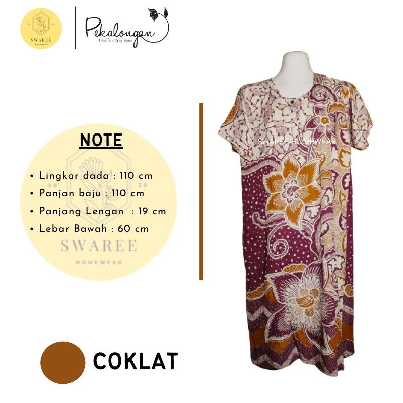 Baju Daster Murah Kekinian Batik Pekalongan Baju Wanita Modern Daster Busui Rayon Batik Wanita