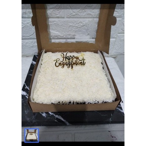 

RB DUS BROWNIES 22x22x5 cm 1pak=10pcs DUS KUE DUS MAKANAN DUS BOLU DONAT DUS KEMASAN dus bolu