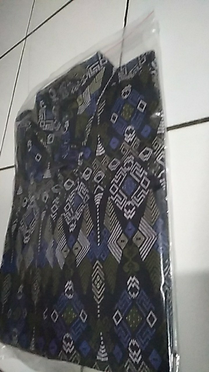 Kemeja Batik Songket Pria Lengan Pendek