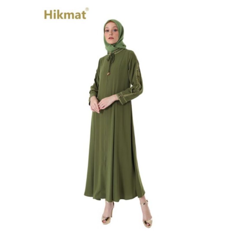 PRELOVED ABAYA HIKMAT A4544 JAVINA KALEELA LNW MADEIRA ABAYA HITAM DRRSS HITAM DREES MURAH
