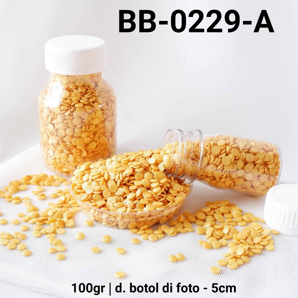 

BB-0229-A Sprinkles springkel 100gr konfeti confetti bulat emas yamama baking grosir murah sprinkles cake dekorasi mutiara trimit decoration story sprinklestory sprinklesstory sprinkle story yamama baking