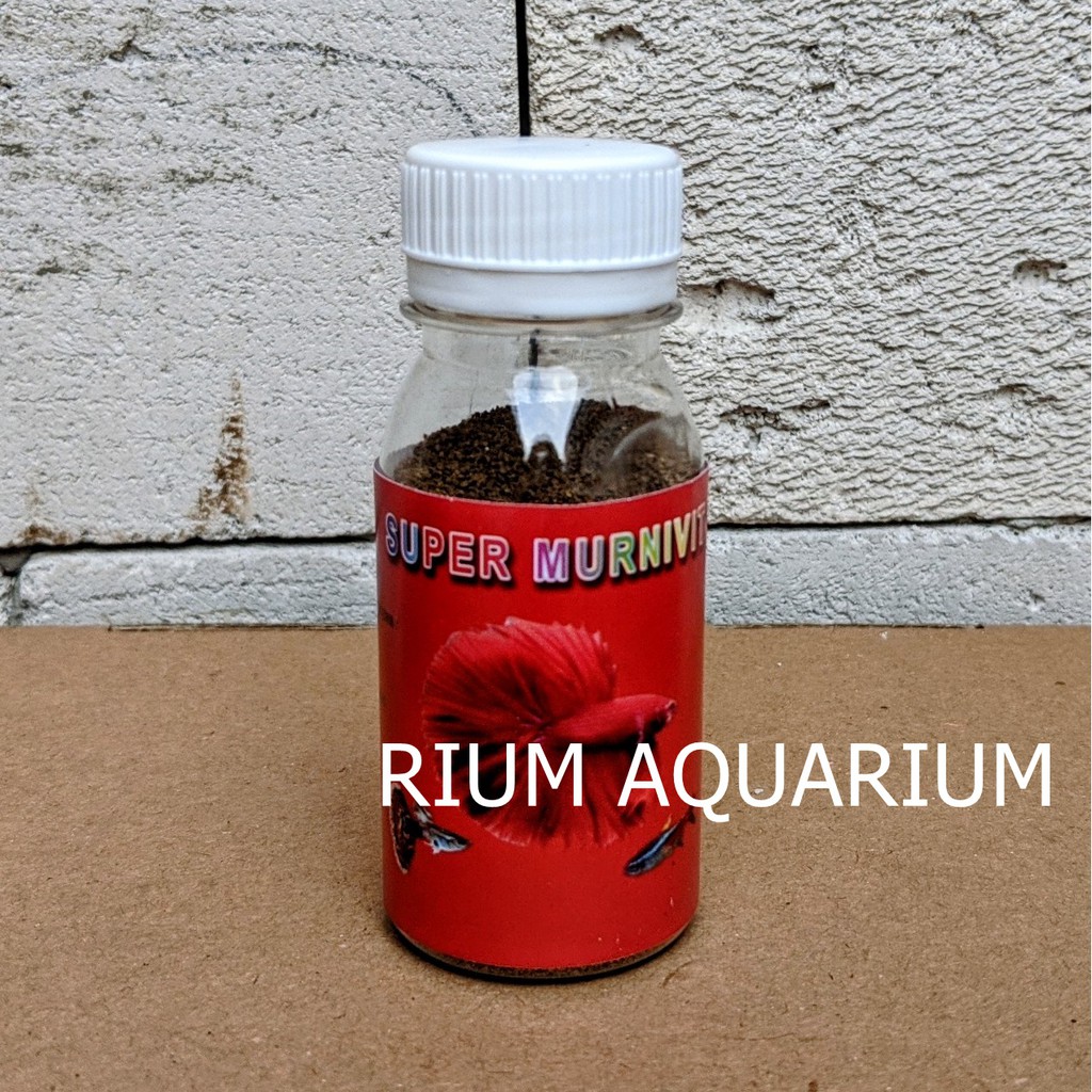 Pakan Ikan Cupang Super Murnivit Ngambang Guppy Plakat Bagan Giant