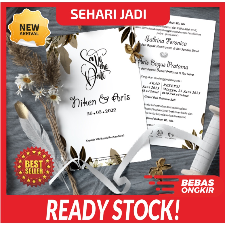 undangan pernikahan undangan nikah undangan murah kartu undangan
