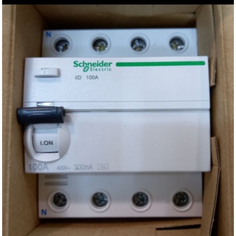 elcb 4p  100a 300ma  schneider A9R14491