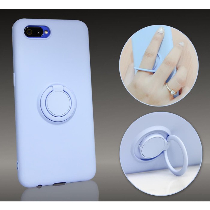 IPHONE 6 6S 7 8 PLUS X XR XS MAX SOFT CASE SILICONE RING HOLDER