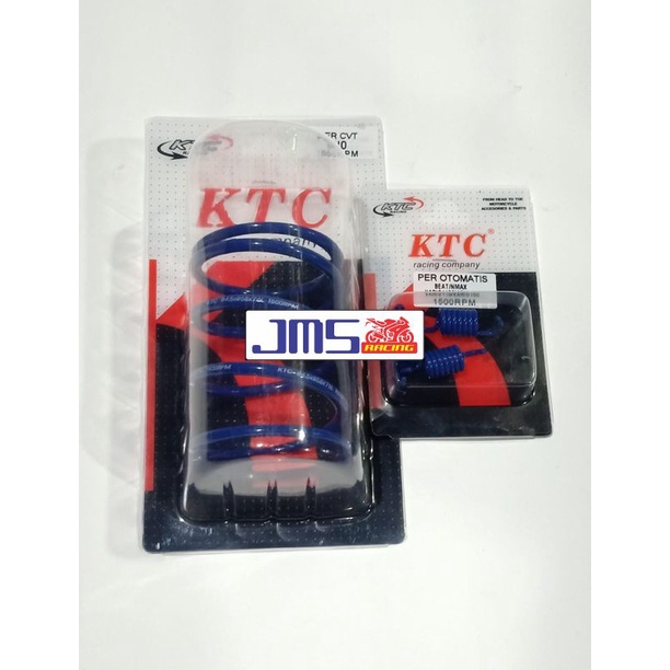 per cvt plus per kampas ganda set ktc racing 1000/1500/2000 rpm mio beat vario nmax aeeox pcx mio j scoopy