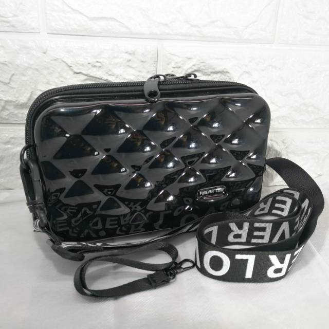 koper mini koper bag import selempang motif kotak