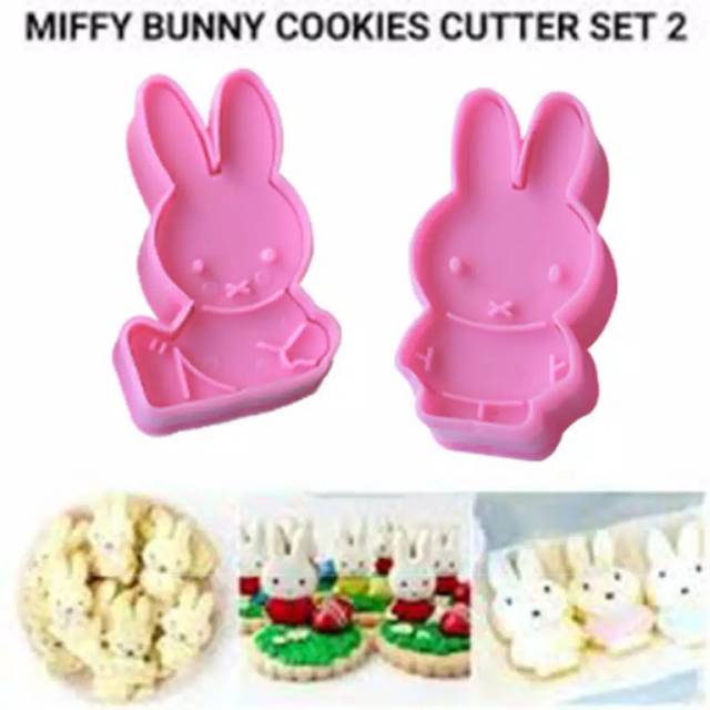 New Cookies Cutter Miffy Bunny Cetakan Biscuit Kue Kering Kelinci