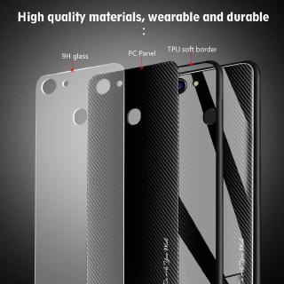 Casing Tempered Glass Warna Gradasi untuk OPPO A73/A79/A35