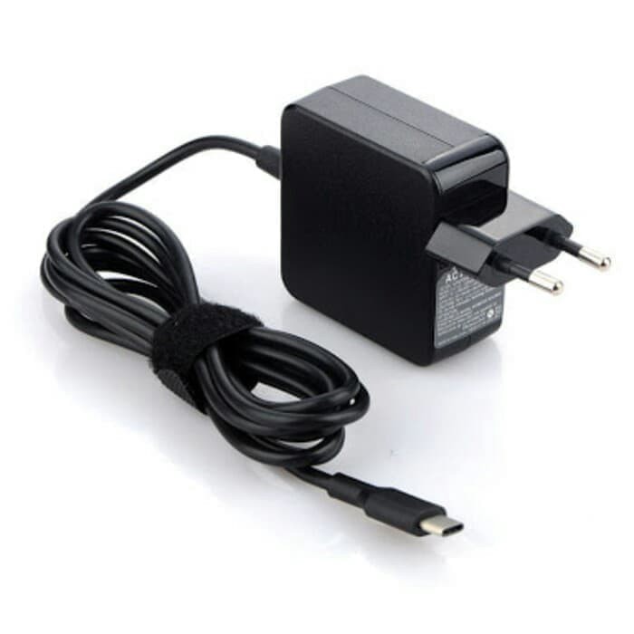 CASCASAN LENOVO TYPE C Adaptor Charger Laptop Lenovo Thinkpad L380 L480 L580 X270 X280 (USB C) ORI