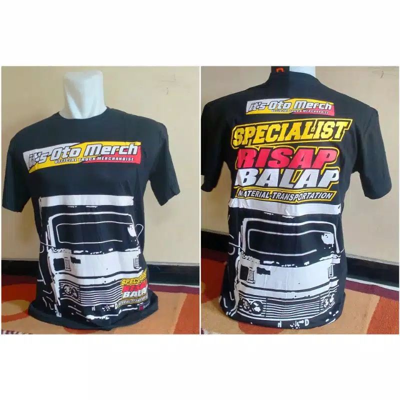 CUCI GUDANG Kaos DRIVER MUDA truck pria / driver distro hitam