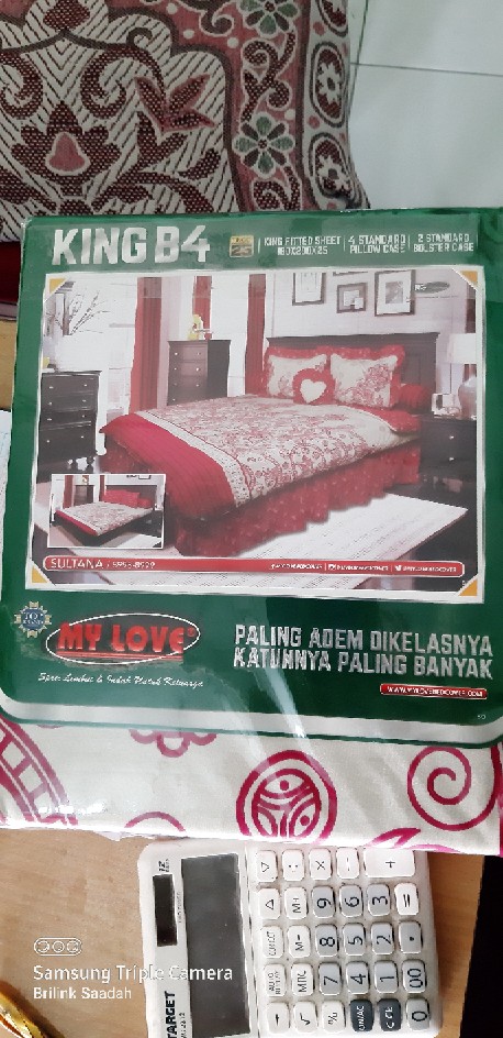 Sprei My Love 200x200 Motif Peacock Butterfly