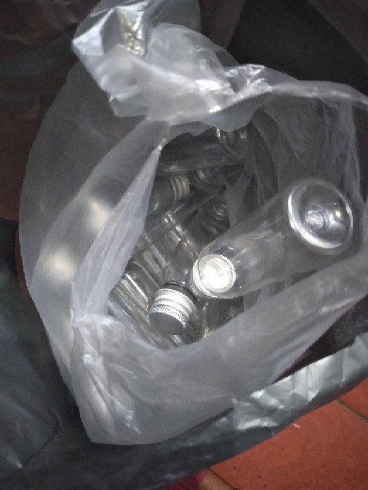 Botol Plastik Pet 30 Ml Bening Tutup Alumunium Minimal 20 Pcs