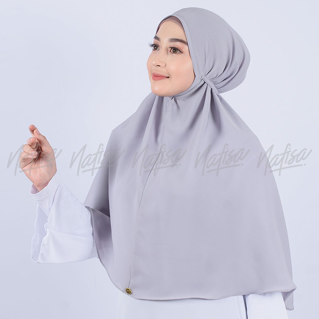 Jilbab Instan Queen - Hijab Instan Tali Premium - Kerudung Nafisa
