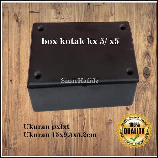 BOX KOTAK KX 5/ BOX PLASTIK HITAM X5