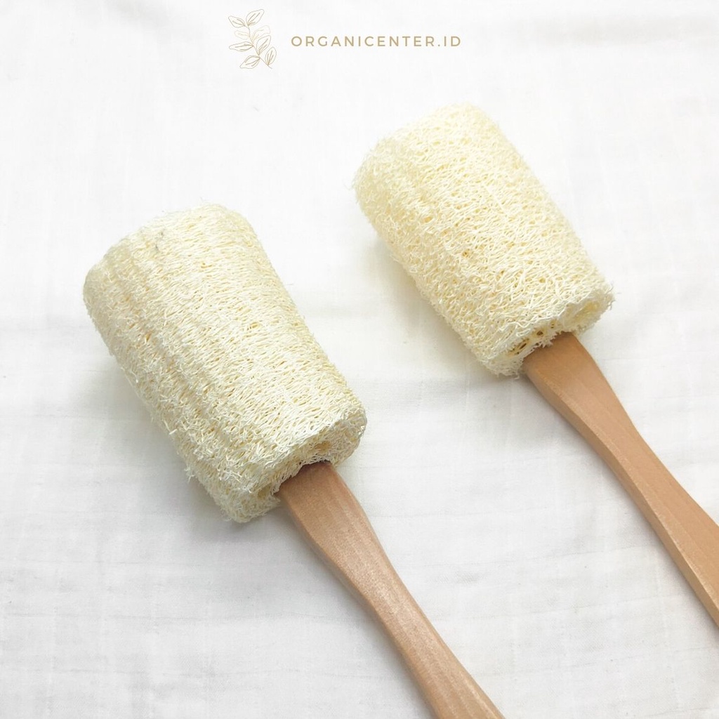 Sikat Punggung Loofah Back Brush Natural Eco Friendly Alami Ramah Lingkungan Eksfoliasi Gosok