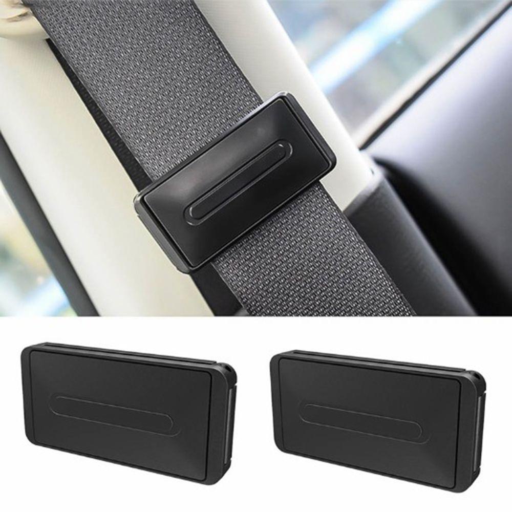 Populer 2pcs Klip Pengatur Pengaman Sabuk Universal Pengikat Ekstensi Meningkatkan Kenyamanan Socket Seatbelt Stopper