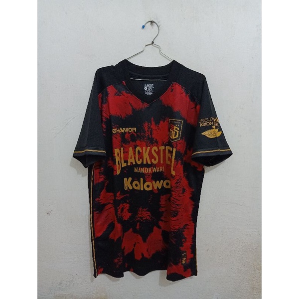 Jersey Blacksteel Manokwari Home Merah PFL 2022 original Supporter Ghanior