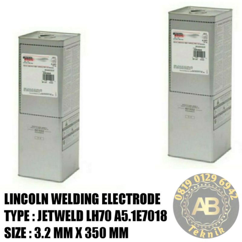 kawat las lincoln size 3.2 Mm welding electrode type JETWELD LH 70 A5.1 E 7018 kawatlas electrode
