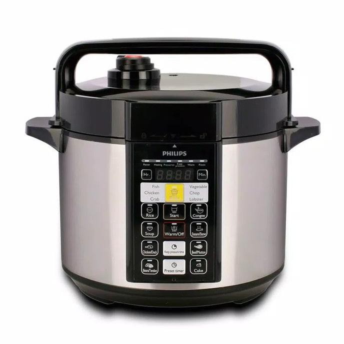 NEW / PHILIPS Electric Pressure Rice Cooker 5 Liter - HD2136 / BERKUALITAS