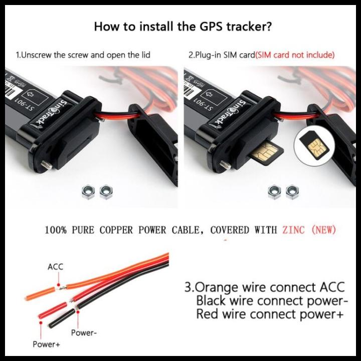 Gps Tracker Mobil Motor Murah Sinotrack, Tahan Air, Gratis Server Gps