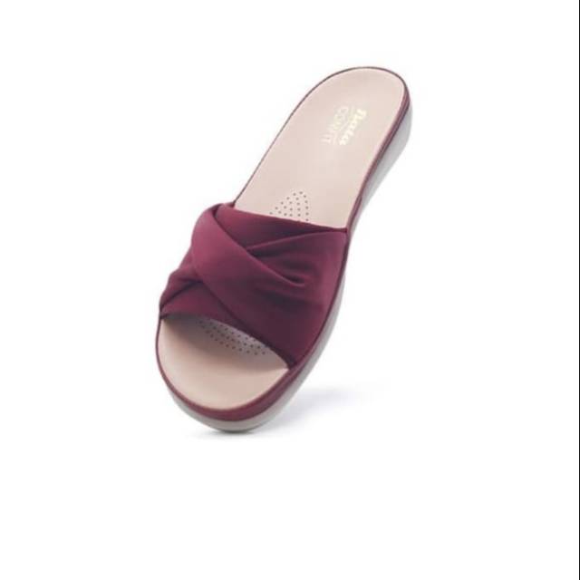 sandal perempuan bata