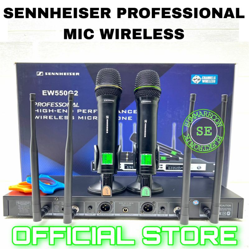 mic wireless sennheiser ew500 g2 microphone mic karaoke