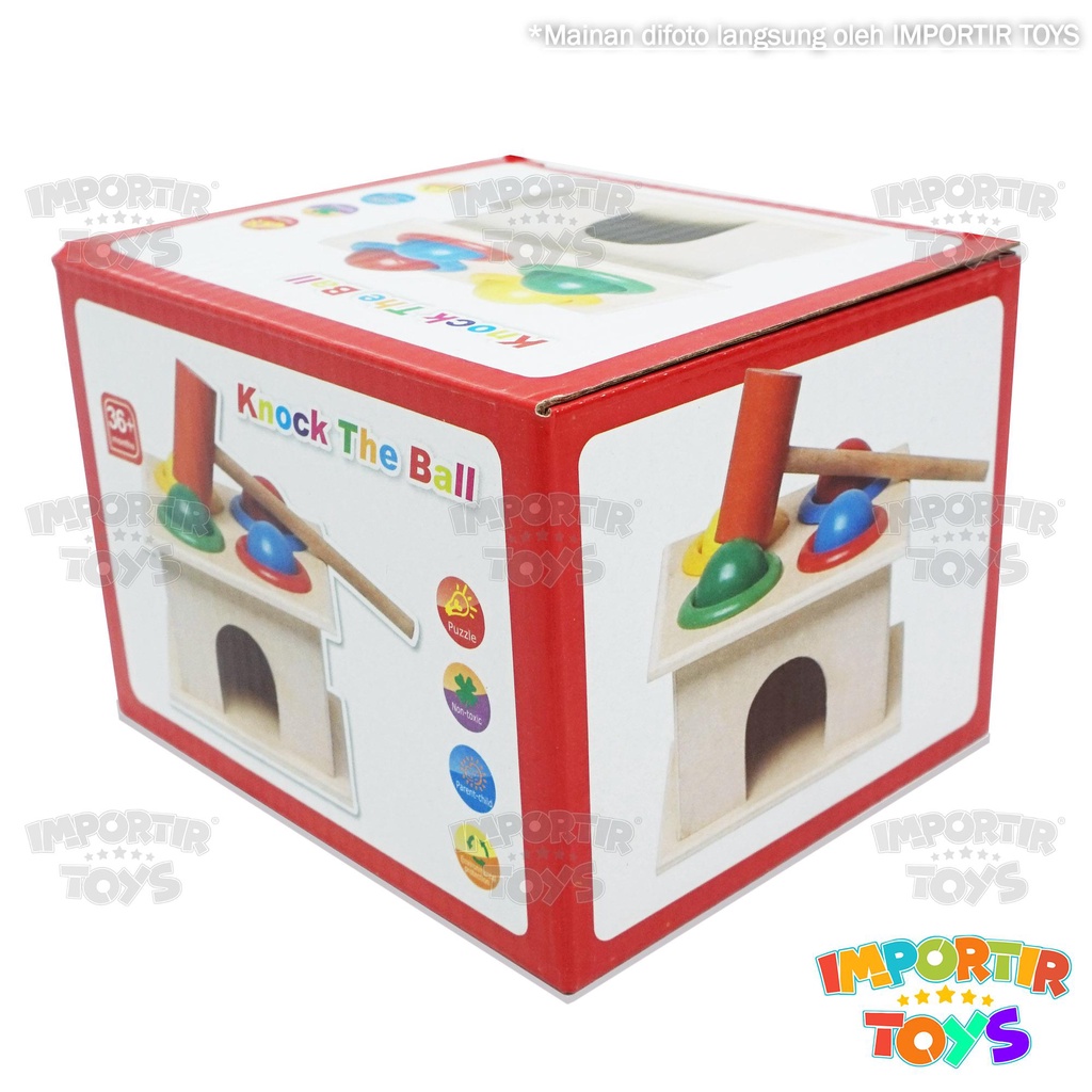 Mainan Pukul Palu Kayu Edukasi Anak Wooden Toys Kids Puzzle