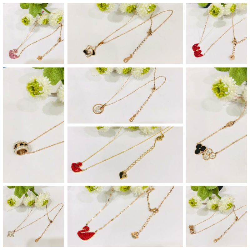 PSS Kalung Liontin Titanium Asli