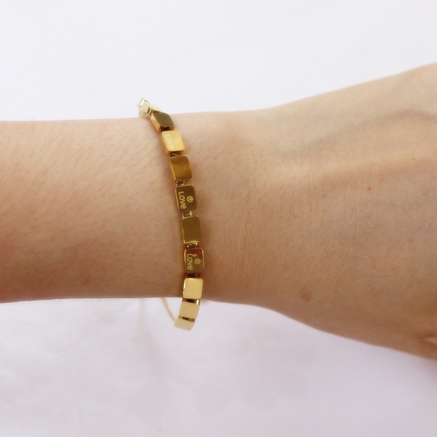 Grosir Perhiasan Gelang Fashion Wanita Titanium 553