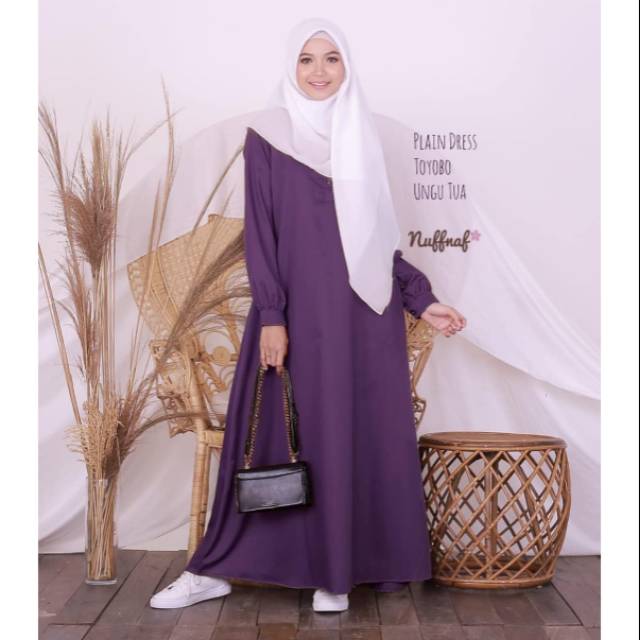 Plain Dress Toyobo ORI Nuffnaf size S M L