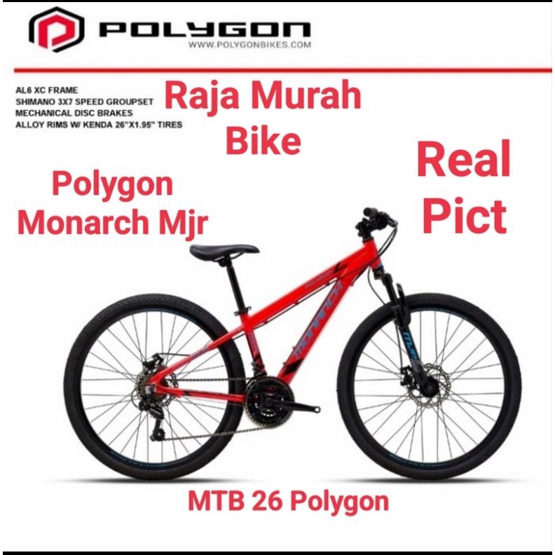 Sepeda Gunung MTB Polygon Monarch Mjr 26 Inch Sepeda MTB 26 Polygon Monarch Mjr