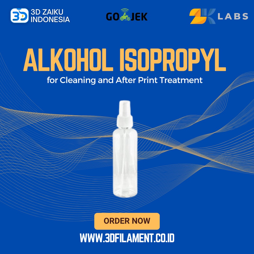 ZKLabs Alkohol Isopropyl for Cleaning and After Print Treatment