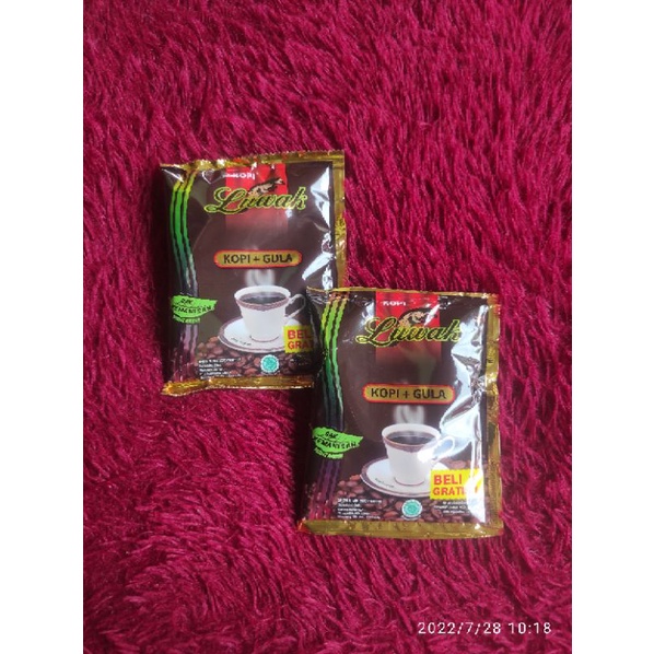 

Kopi Luwak buy 1 get 1 kopi hitam dengan gula