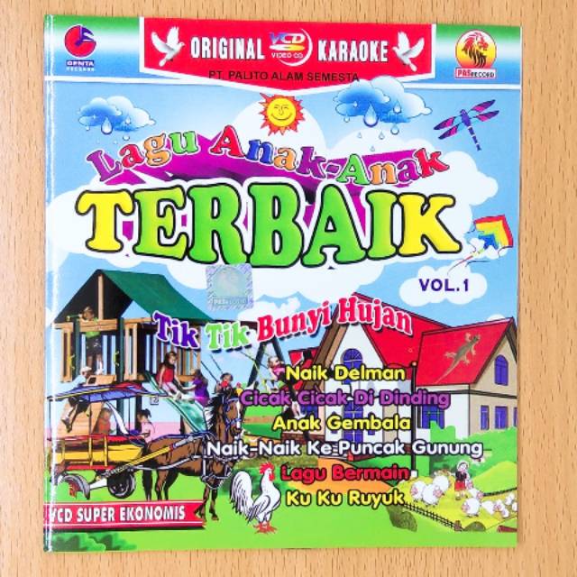 KASET VIDEO VCD ORIGINAL LAGU ANAK ANAK TERBAIK - LAGU KARAOKE ANAK ANAK