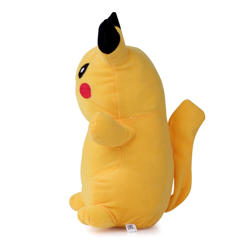 Boneka Pokemon Pikachu Size 45 cm Bahan Velboa Isi Dacron Silicon Warna Kuning