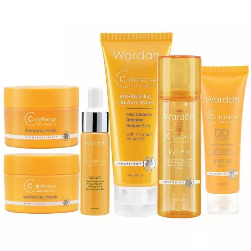 Wardah C-Defense Series // wardah c-defense creamy wash // wardah c-defense face mist // wardah c-de
