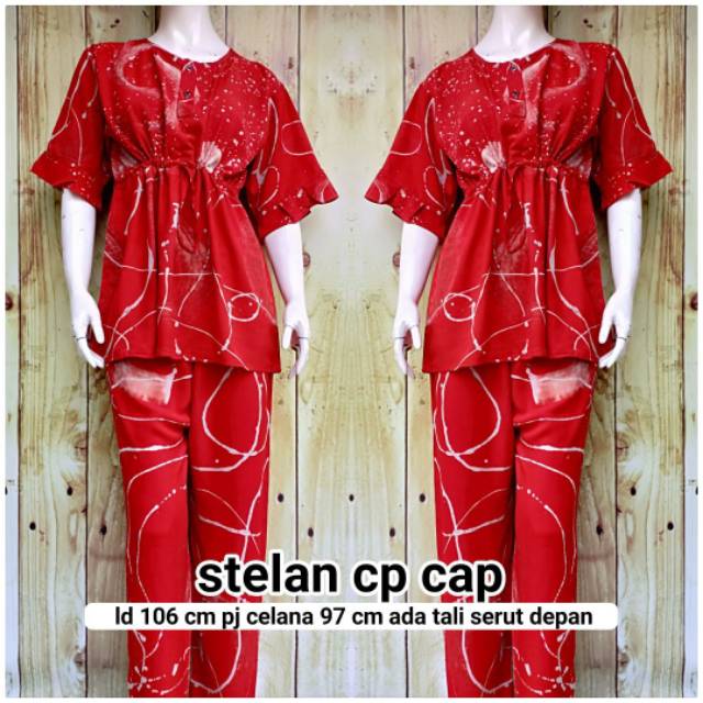 Stelan celana panjang Cap