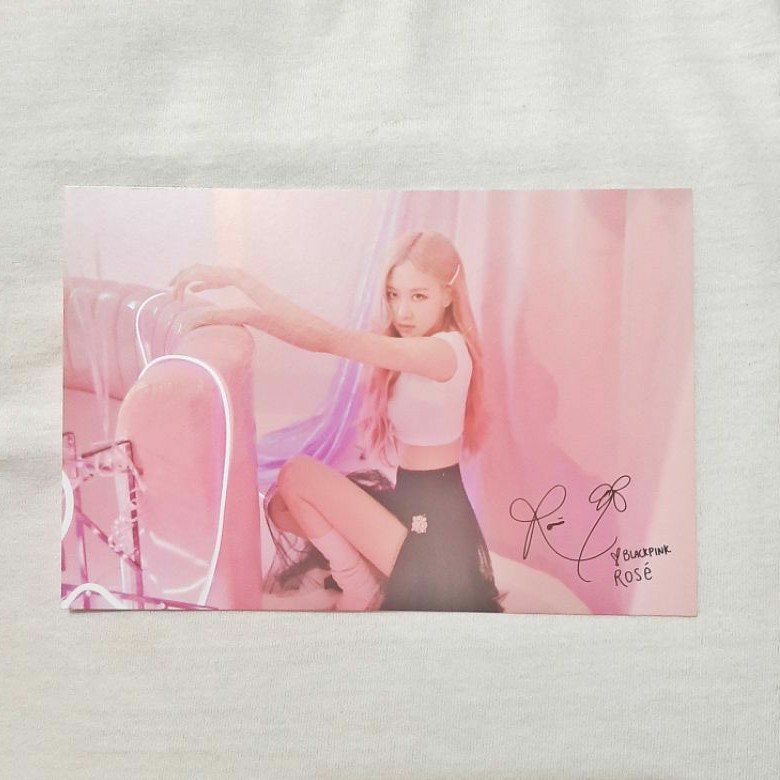 BLACKPINK Rosè Mise en Scene Postcard Photocard Rose