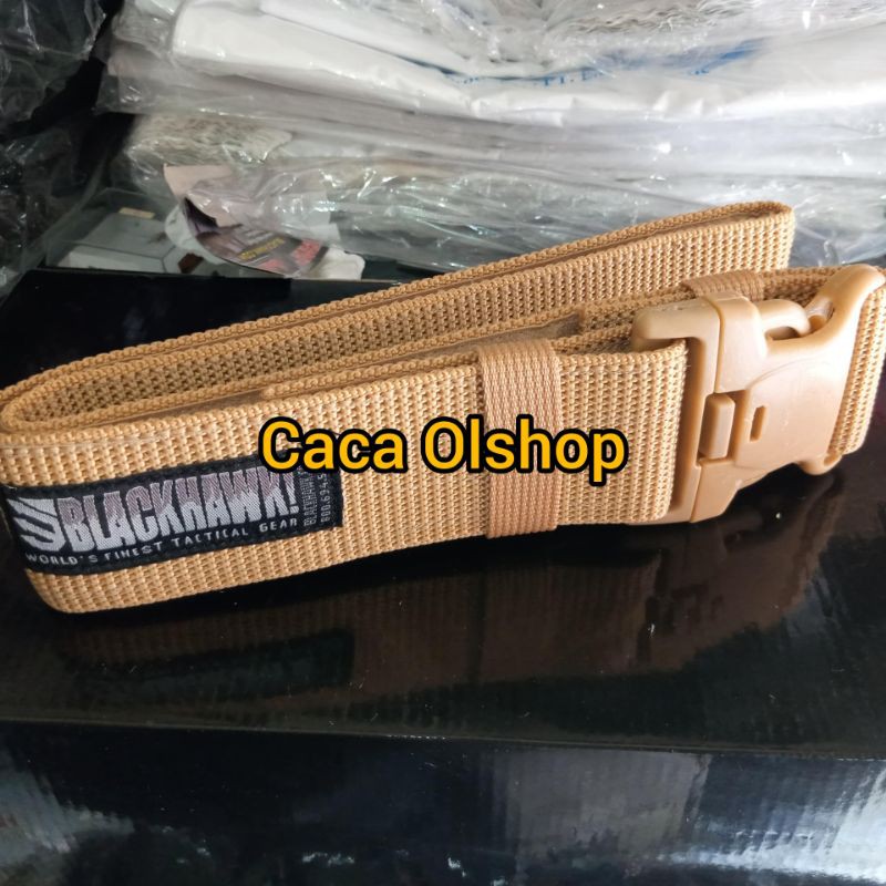 GESPER SABUK IKAT PINGGANG PDL KOPEL BLACKHAWK NEW TAN CREM COKLAT NYLON TACTICAL KOMANDO