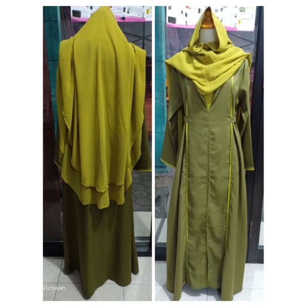 Gamis Syari Setkhimar Ori Ribyka collection
