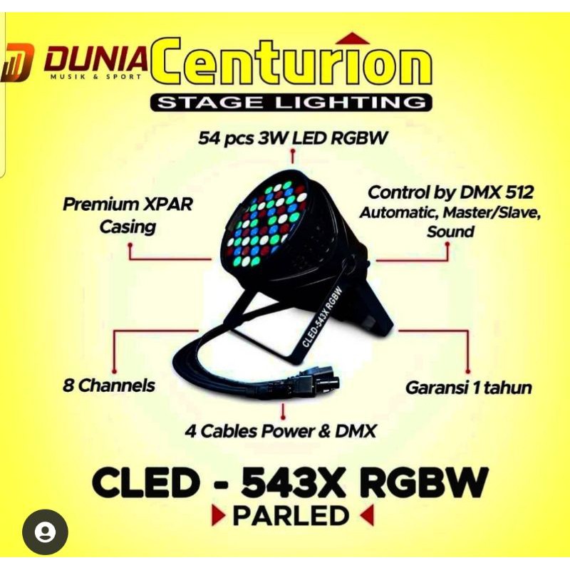 Stage Lighting Centurion CLED 543X RGBW