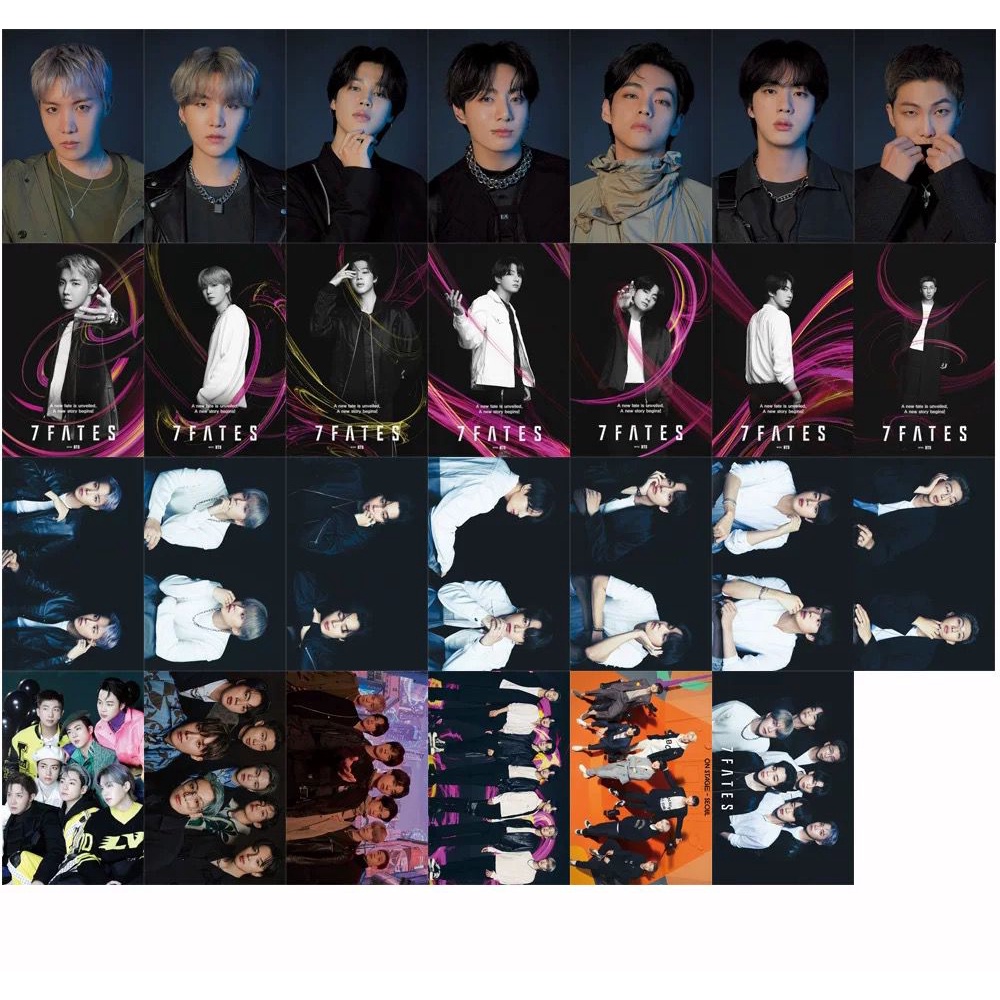 [BS] BISA COD 55pcs Photo Card BTS 7FATES CHAKHO 2022 Kartu Foto Lomo Card KPOP - KP9112